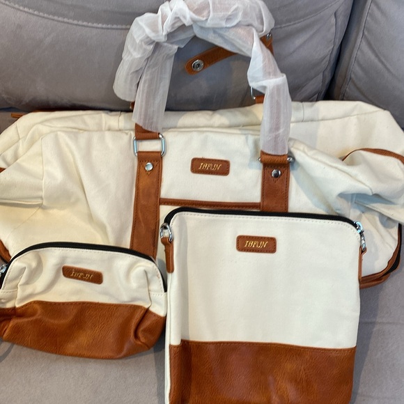 IBFUN 3 Pc Weekender Bag Set - Picture 3 of 9